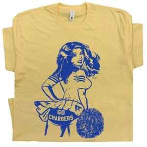 Camiseta Go Chargers Vintage Chargers Camiseta Fútbol Animadora Retro Retro Retro Retro - Imagen 1 de 6