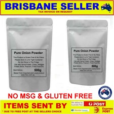 ONION POWDER PURE NO FLOUR GLUTEN FREE 490G FINE GROUND - SALT REPLACEMENT