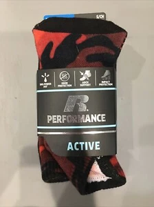 Russell 360 Crew Socks 3 Pack - Size S - Picture 1 of 2