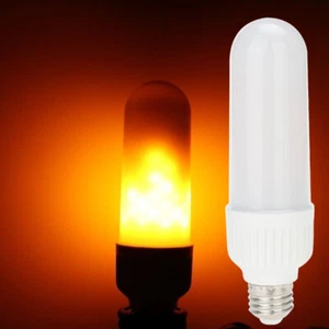 LED Flame Light Fire Effect Simulated Corn Bulbs E26 E27 Lamp for Xmas Decor - Picture 1 of 16