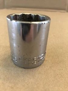 Craftsman Vintage 1 1/16" 12 Pt 1/2" Drive Shallow Socket USA G 47515 - Picture 1 of 15