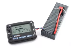 Prolux Multi Akku Spannungs- & Kapazitätsprüfer 1-7S LiPo/LiFe und 4-8 Zellen NiCd/ - Bild 1 von 1