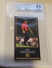 1997-98 TIGER WOODS GOLD FOIL MASTERS COLLECTION BGS 8.5 RARE GOLD VERSION!!