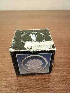 Set of 6 Genuine Floral Lead Crystal Coasters (Echtes Bleikristall West Germany) - Picture 1 of 2