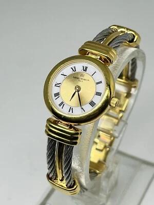 Reloj de cuarzo vintage Michel Herbelin Paris 7020B de acero bicolor para dama Foto 1 de 4