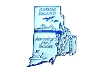 Imán para nevera Rhode Island America's First Resort Estados Unidos - Imagen 1 de 1