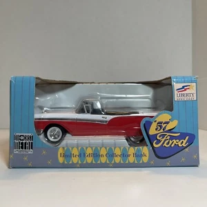 Liberty Classics 1957 Red Ford Fairlane Die Cast Collectors Bank Limited Edition - Picture 1 of 8