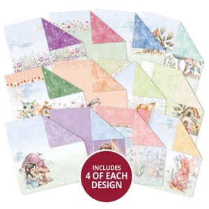 12 almohadillas de papel de diseño dúo de 8" x 8" - NUEVAS - Imagen 1 de 4
