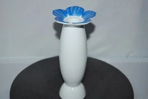 Vase und Kerzenständer 17 cm Fiorellini Blümchen blau Arzberg - Picture 1 of 2