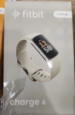 Fitbit Charge 6 Fitness Tracker - White - GA05183NA Open Box - Image 1 of 2