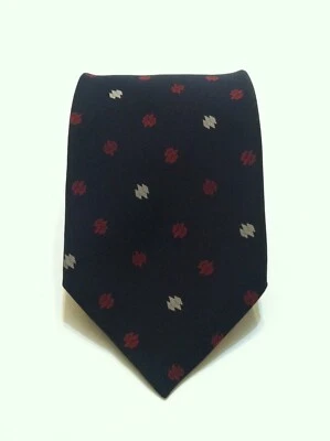 CORBATA ARMANI COLLEZIONI PARA HOMBRE NUEVA AZUL MARINO 100% SEDA ANCHO: 3 3/4" HECHA EN ITALIA Foto 1 de 4