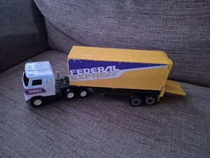 Vintage Buddy L Federal Express Mack Truck 1980 Tin Plate Toy - Picture 1 of 7