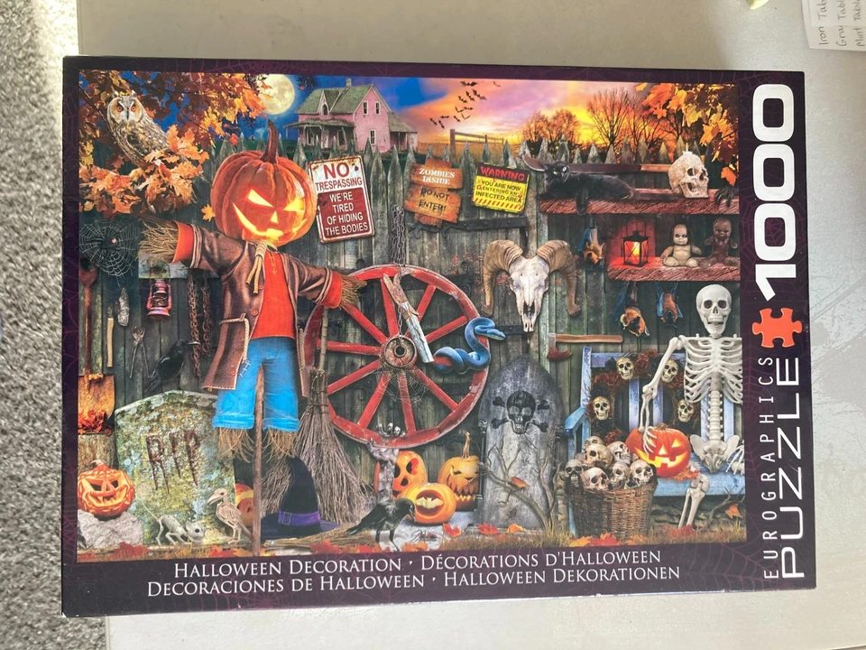 Rompecabezas - 1000 piezas - Rompecabezas eurográfico - Pieza faltante - Halloween  Foto 1 de 4