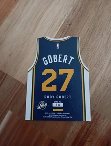 2015-16 Panini Threads Team Threads Die-Cuts Rudy Gobert #14 - Picture 1 of 2