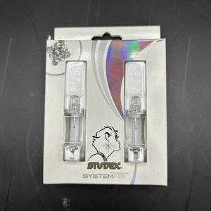 Studex System75 Ear Piercing Earrings 1 Unit stainless w3mm CZ Princess Cut - Picture 1 of 5