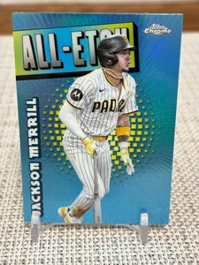 2025 Topps Chrome #CAE-3 Jackson Merrill (All-Etch) San Diego Padres - Picture 1 of 2