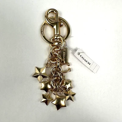 Bolso Coach Star Cluster Dije con Llavero en Oro CW490 NUEVO CON ETIQUETAS Foto 1 de 4