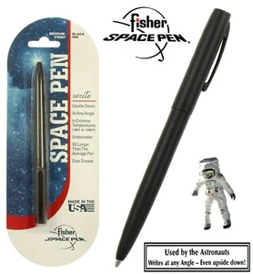 Fisher Space Pen #SM4B Carded Matte Black Anti Gravity Space Pen - Picture 1 of 8