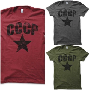 T-Shirt Shirt CCCP Star Stern UdSSR Politik Vintage Herren - Bild 1 von 5