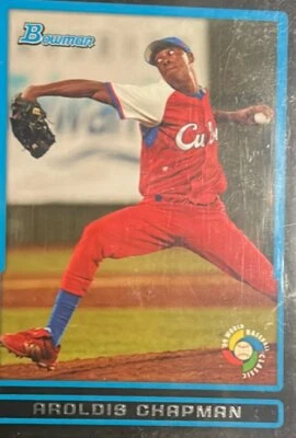 2009 Bowman WBC Prospects#BW12 Aroldis Chapman  - Image 1 of 2