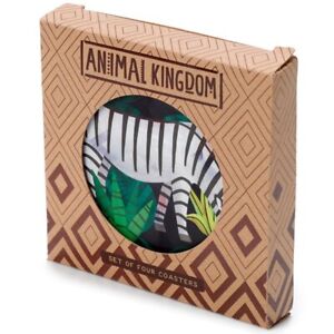 Animal Kingdom Design Set of 4 Cork Coasters - NEW UK
