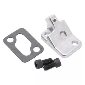 Adaptador de estrangulamiento de aluminio Edelbrock 8901 intérprete de repuesto SBC bloque de placa - Imagen 1 de 3
