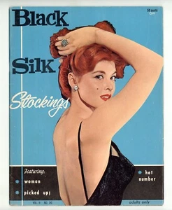 Black Silk Stockings 1960 Tina Louise, Elmer Batters 50pgs Pinup Magazine M35155 - Picture 1 of 2