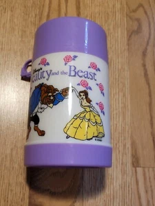 Beauty And The Beast Thermos CUTE Vintage - Picture 1 of 10