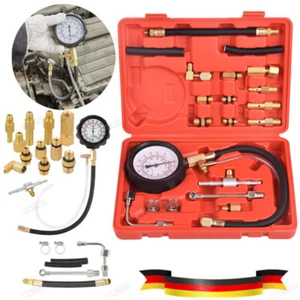 Car Pressure Gauge Petrol Oil Pressure Gauge Fuel Pump Oil Pressure Tester Oil Gauge - Picture 1 of 12