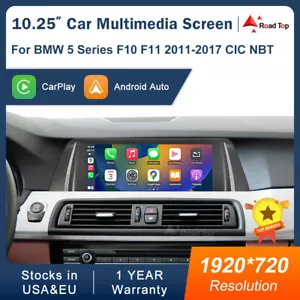 Wireless CarPlay Multimedia Linux TouchScreen For BMW 5 Series F10 F11 2011-2017 - Picture 1 of 11