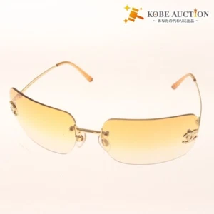CHANEL Sunglasses 4017-D c.125/56 62□17 120 Coco Mark Gradient Orange - Picture 1 of 9