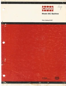 Case Model 26C Backhoe Parts Catalog B1207 - Picture 1 of 1