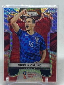 2018 Panini Prizm World Cup Red and Blue Wave Prizm Nikola Kalinic #232 - Picture 1 of 2