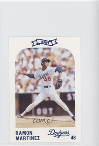 1991 Los Angeles Dodgers Los Angeles Police Ramon Martinez #48