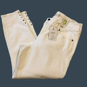 Torrid Denim Jegging 18R Stretch Skinny Ankle Jeans White Hollywood Regency NWT - Bild 1 von 7