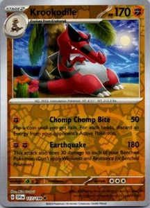 Pokemon Scarlet & Violet Base Set #117/198 Krookodile - Picture 1 of 2