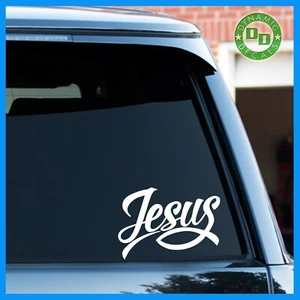 JESUS FISH Sticker Vinyl Decal Car Window Wall Bumper God Christian Symbol Cross - Bild 1 von 5