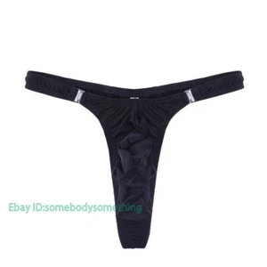 Hombres Tanga T-Back Ropa Interior Tanga Bolsa Calzoncillos Bikini Transpirable Moda - Imagen 1 de 21