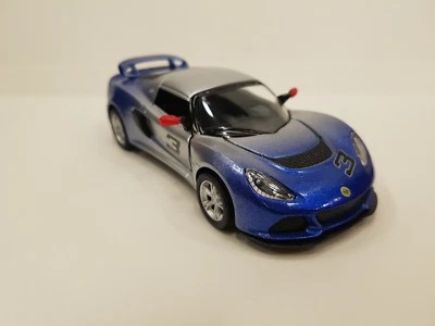 2012 Lotus Exige S Blue Kinsmart Car Toy Model 1/32 Scale Diecast Open Doors - Image 1 of 2