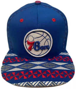 Zephyr NBA Philadelphia 76ers "Makai" Flat Bill SnapBack Hat - Picture 1 of 6