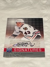 JAMES WISNIEWSKI AUTOGRAPH 2008-09 BE A PLAYER SIGNATURES 08-09 NO S-JW  44674