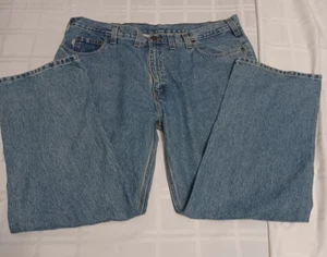 Jeans Carhartt Calce Relajado Para Hombre 44x30 Denim Azul Jeans RN14806 B460 LVB - Imagen 1 de 8