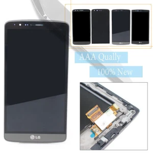 LCD Display Touchscreen Digitizer mit Rahmen Ersatz Schwarz passend für LG G5 G4 G3 G2 - Bild 1 von 1
