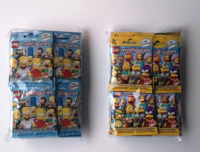 LEGO Minifiguren 71005 + 71009 - Simpsons 1+2 - komplett/OVP/ungeöffnet - Bild 1 von 4