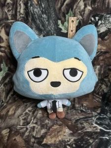 READ Beastars Netflix LEGOSHI Blue Big Head Wolf Plush Manga Anime Show - Picture 1 of 8