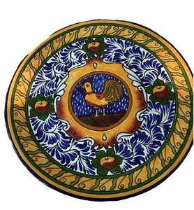 Talavera mexikanischer handbemalter dekorativer Kunstteller 12 Zoll - Bild 1 von 5