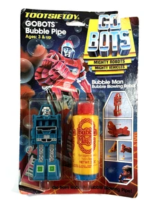 vtg 1984 Tootsietoy Gobots Bubble Man MOC sealed magic pipe - Picture 1 of 7