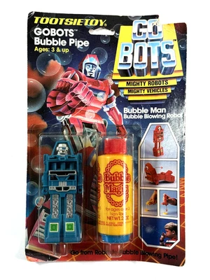 vtg 1984 Tootsietoy Gobots Bubble Man MOC sealed magic pipe - Image 1 of 4