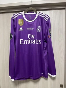 MINT Ronaldo #7 Real Madrid 2016 2017 Away Jersey Player Issue UCL Final L/S 8 - Picture 1 of 24