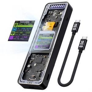 2280 M.2 NVMe SSD Enclosure Cyber Explorer Edition with LCD Display Max8502 - Afbeelding 1 van 10
